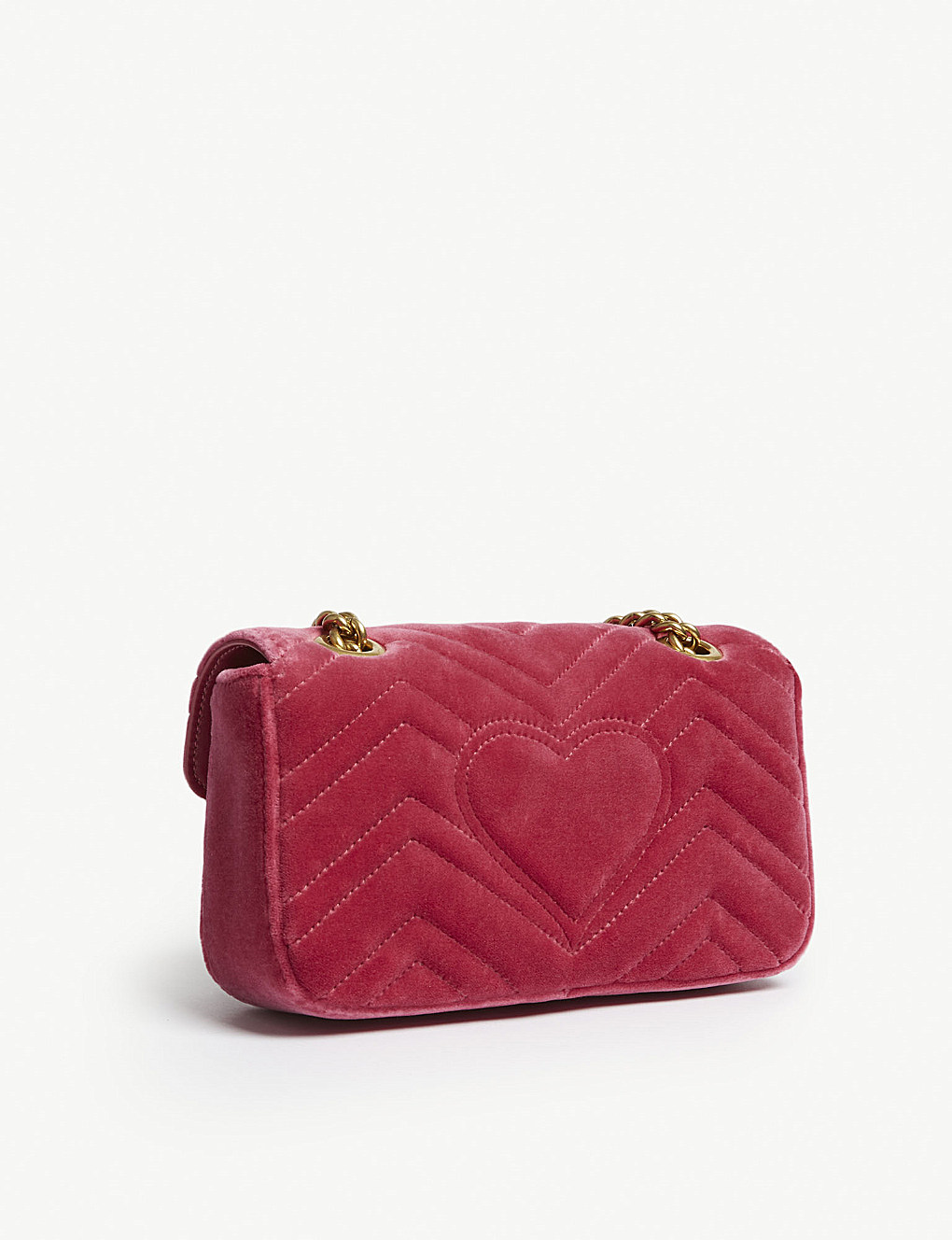 Gucci Interlocking G Mini Heart Shoulder Bag Red | Crossbody Bag
