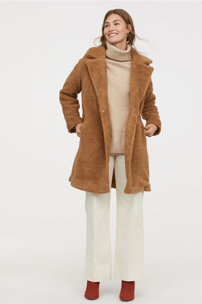 H&M // Pile Teddy Coat – Never Knowingly Concise
