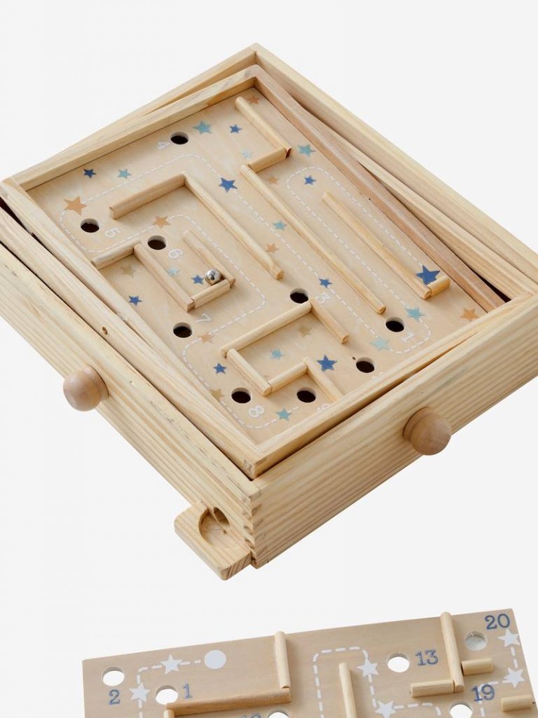 VERTBAUDET // WOODEN MARBLE MAZE TOY – Never Knowingly Concise